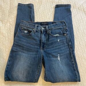 Lucky Brand Women’s Skinny Jeans Size 0/25 Distressed Regular Length Denim Pants